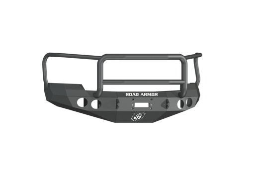 Road Armor 08-10 Chevy 2500 Stealth Front Winch Bumper w/Lonestar Guard - Tex Blk