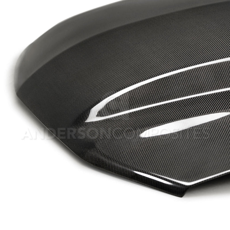 Anderson Composites 2013-2014 Ford Mustang Type-CJ Carbon Fiber Cowl Hood