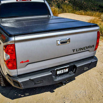 Westin 14-21 Toyota Tundra (Excl. Tundra w/Blind Spot Sys) Pro-Series Rear Bumper - Tex. Blk