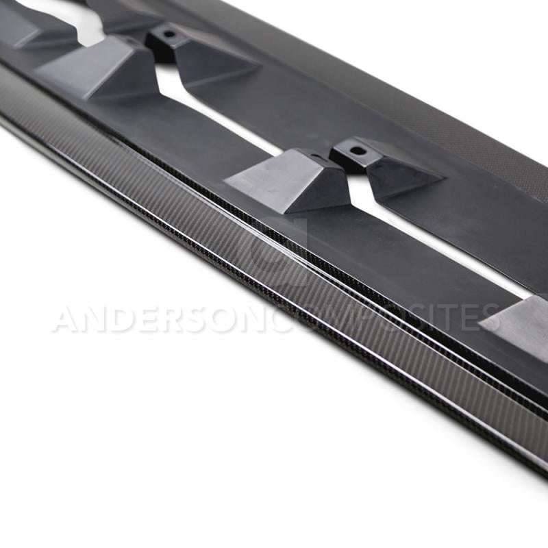 Anderson Composites 16-17 Ford Focus RS Type-AR Rocker Panel Splitter