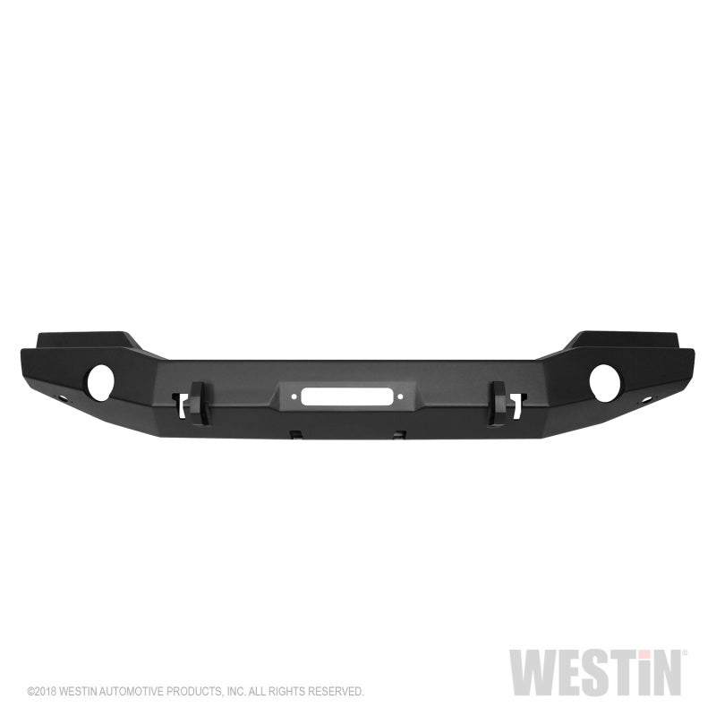 Westin 07-18 Jeep Wrangler JK WJ2 Full Width Front Bumper - Tex. Blk