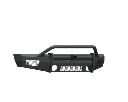 Road Armor 15-17 Ford F-150 Vaquero Front Bumper w/Pre-Runner Guard 2in Receiver - Tex Blk