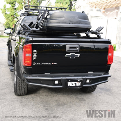 Westin 15-22 Chevrolet Colorado Outlaw Rear Bumper - Textured Black