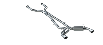 MBRP Pro Street Series 3" Cat-Back Exhaust System (Non-Resonated) - Infiniti Q50