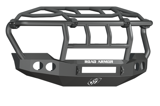 Road Armor 11-16 Ford F-250 Stealth Front Bumper w/Intimidator Guard - Tex Blk