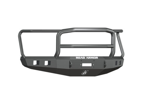 Road Armor 15-17 Ford F-150 Stealth Front Winch Bumper w/Lonestar Guard - Tex Blk