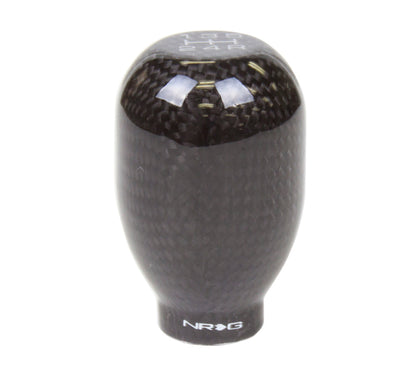 NRG Universal Shift Knob 42mm - Heavy Weight 480G / 1.1Lbs. - Black Carbon Fiber (5 Speed)