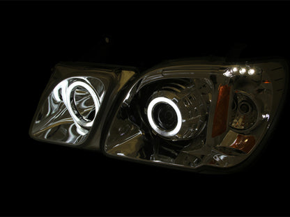 ANZO 1998-2007 Lexus Lx470 Projector Headlights w/ Halo Black (CCFL)