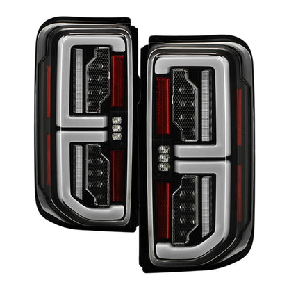 Spyder 21-23 Ford Bronco (Factory LED Model Only) LED Tail Lights - Black (ALT-YD-FB21LED-LED-BK)