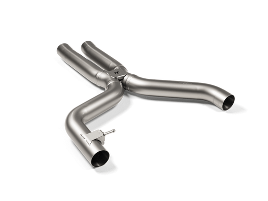 Akrapovic 2021 BMW M3 (G80) Evolution Short Link Pipe Set w/o Resonator  (Titanium)