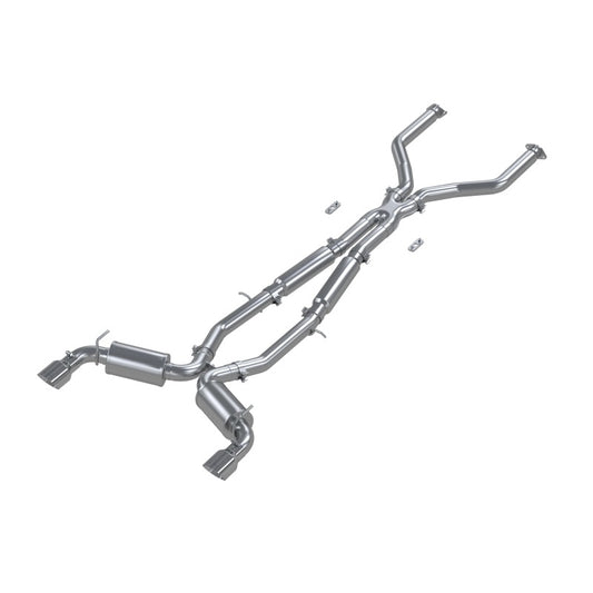 MBRP Pro Touring Series 3" Cat-Back Exhaust System (Resonated) - Infiniti Q60