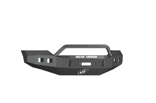 Road Armor 11-16 Ford F-250 Stealth Front Winch Bumper w/Pre-Runner Guard - Tex Blk