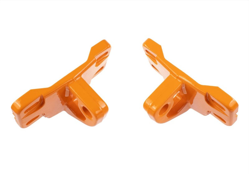 Ford Racing 2021+ Bronco Front Bumper Tow Hooks - Orange (Pair)